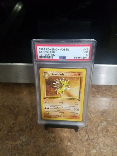 Pokemon Fossil Sandslash St Edition Psa Ebay