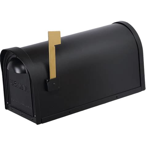 Buy Cast Aluminum Mailbox - Black - South Shore Landscape Supply