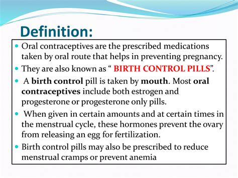 ORAL CONTRACEPTIVES PPT