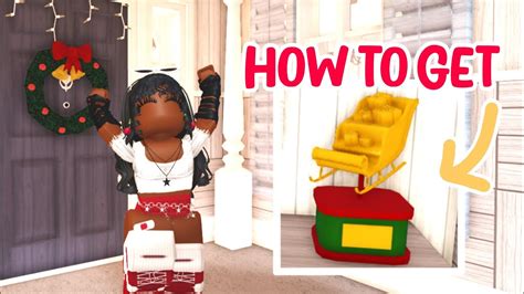 How To Get SANTA S SLEIGH TROPHY Roblox Bloxburg Tutorial Zeekay