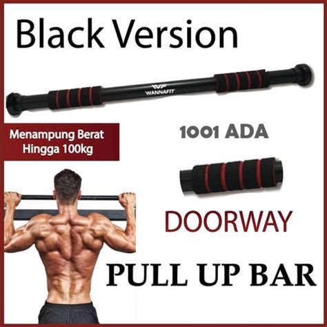 Jual Pull Up Bar Pullup Hitam Pintu Chin Speed Door Chinning Bar