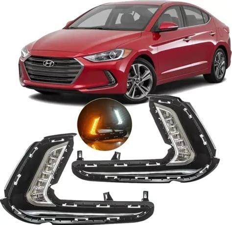 Biseles Drl Direccionales Incluidas Hyundai Elantra 17 18 Envío gratis