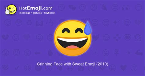 😅 Sweating Emoji Meaning with Pictures: from A to Z