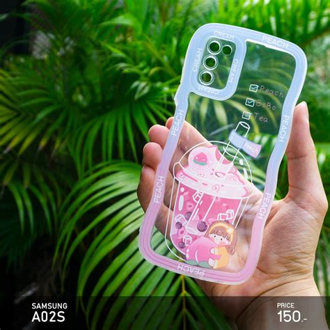 เคส Samsung A02s เคสนิ่ม Tpu พิมพ์ลาย แบบที่ 1 ลายแก้วน้ำ Inspired By