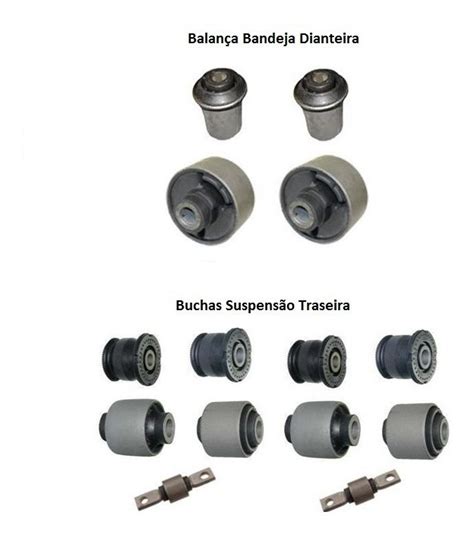 Kit Buchas Balança Bandeja Dianteira E Traseira Civic 01 05 R 424 00