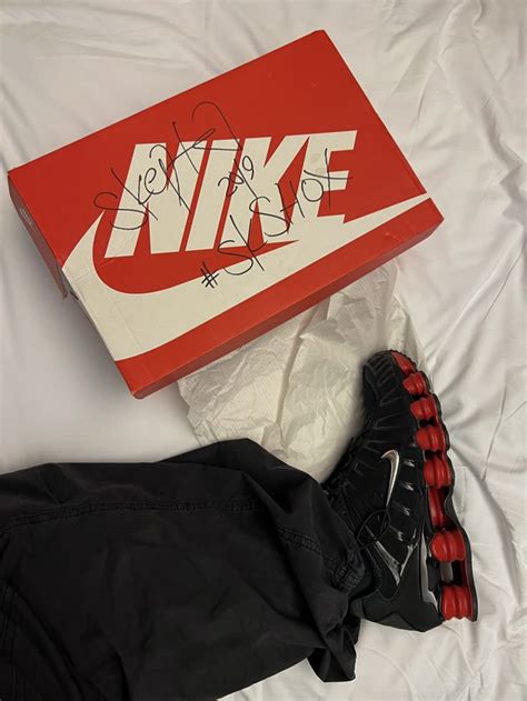 signed skepta shox | Nike shox shoes, Nike shox outfits, Nike air max ...