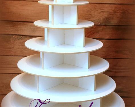 Cupcake Stand Tier Round Cupcakes With Threaded Rod