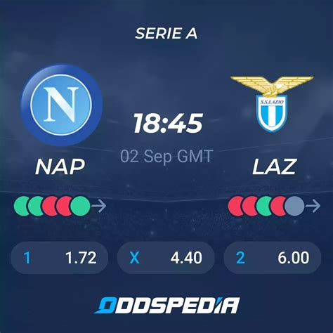 Napoli Vs Lazio Predictions Odds Live Score Streams