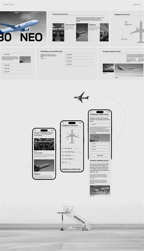 Airbus Corporate Website Redesign Behance