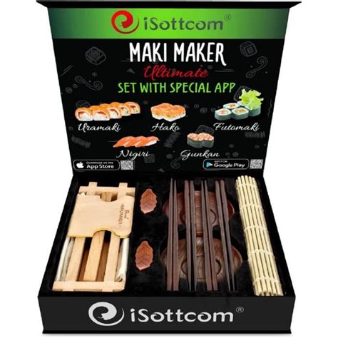 Kit Ultime Pour Maki Sushi Maki Japonais Bols Pour Sauce Soja