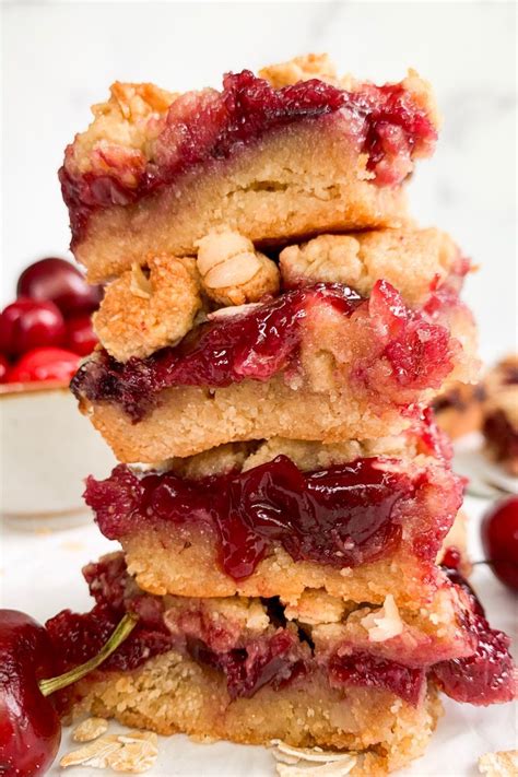 Cherry Pie Crumble Bars Wellness By Kay Recipe Tart Cherries