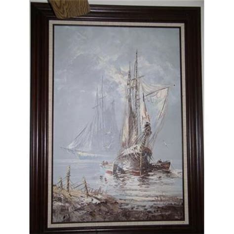 Ghost Ship Painting at PaintingValley.com | Explore collection of Ghost ...