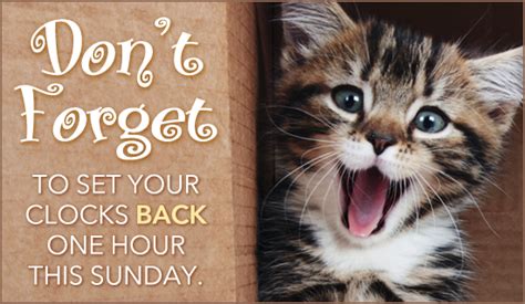 Dont Forget Daylight Saving Ends Holidays Ecard Free Christian