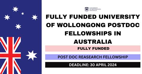 Fully Funded University Of Wollongong Postdoc Fellowships In Australia