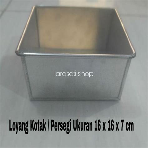 Jual Loyang Kotak Persegi Ukuran X X Cm Shopee Indonesia