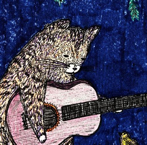 1000+ images about Cats playing guitar on Pinterest | Giclee print, Forests and Playing guitar