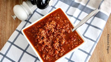 Recette De La Sauce Bolognaise YouTube