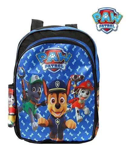 Mochila Infantil Escolar Patrulha Canina De Costas Mercadolibre