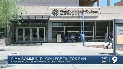 Pima Community College Bans Tiktok On Campus Network