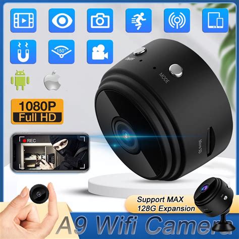 A Vis O Noturna Hd Mini Wifi C Mera P Night Vision Smart Cctv Sem