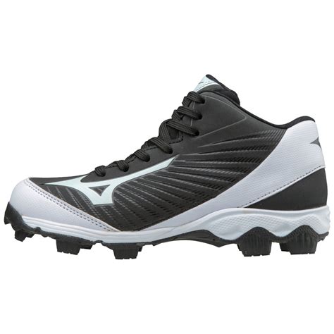 Mizuno Youth Advanced Franchise 9 Mid Baseball Cleats Size 2.5 Black ...