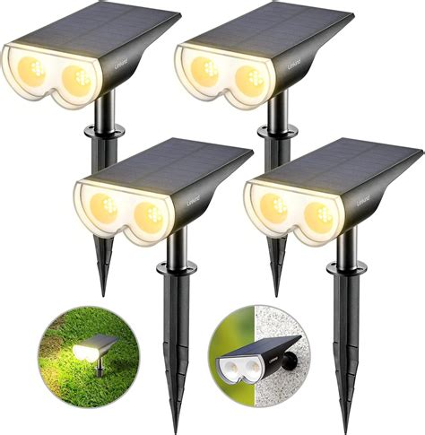 Linkind Pack Solar Landscape Spotlights Led Dusk To Dawn K