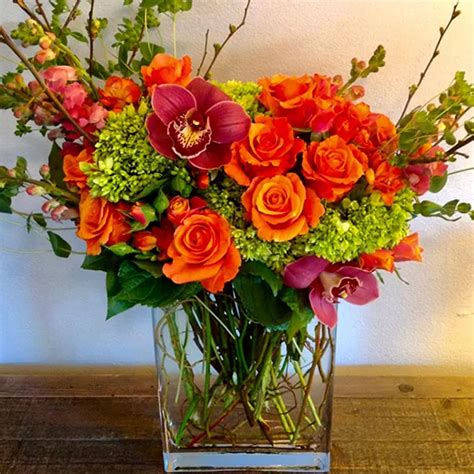 Larkspur Sunrise Bouquet - Royal Fleur Florist