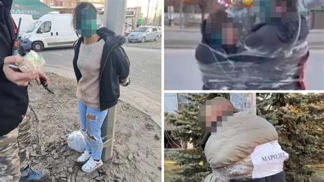 Ukraine Accused Looters Stripped Beaten In Public In Graphic Videos