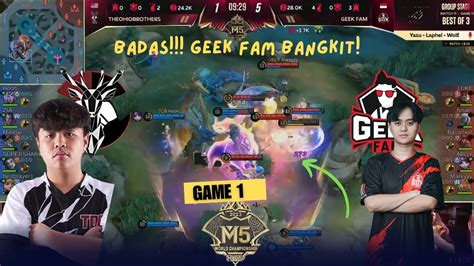 GEEK FAM BANGKIT HIGHLIGHTS GEEK FAM VS TOB GAME 1 M5 FASE