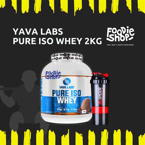 Jual Yava Labs Pure Iso Whey 2 Kg Whey Protein Isolate Shopee Indonesia