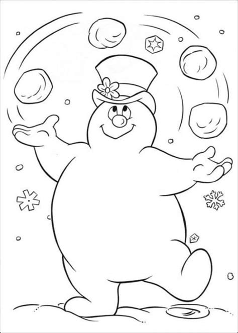 Desenhos De Frosty O Boneco De Neve Para Colorir E Imprimir The Best