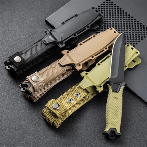 A O Inoxid Vel Tactical Knife Set Port Til Auto Defesa Reta Faca