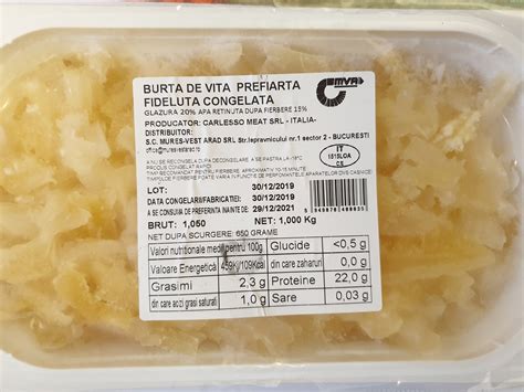 Burta Congelata Fideluta 1kg Corandy Magazin Romanesc