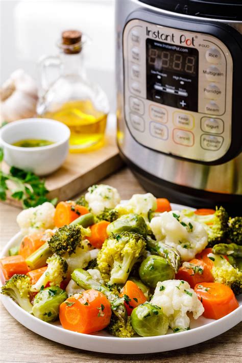 Easy Instant Pot Steamed Vegetables Step By Step How To Miss Wish