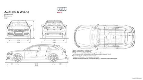 Audi RS6 Avant | 2014MY | Dimensions