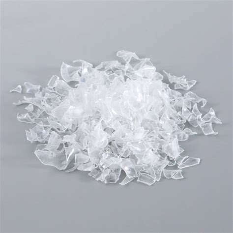 Customized Food Grade Recycled Cold Washed Pet Bottle Clear Flakes