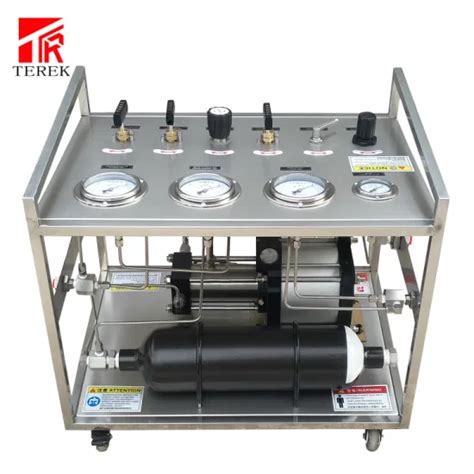 Shandong Terek Pneumatic Gas Booster Pump W Air Tank Pressure Regulator