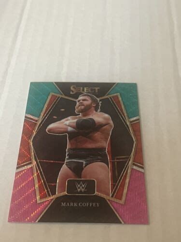 Panini Select Wwe Mark Coffey Premier Level Tri Color Prizm Ebay