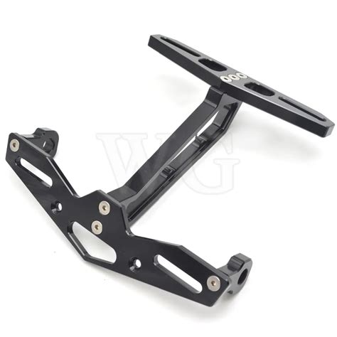 Black Motorcycle License Plate Bracket Licence Plate Holder Frame