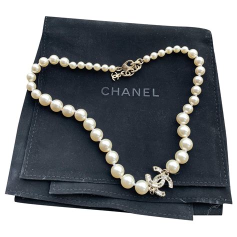 Chanel Colliers Perle Blanc Ref Joli Closet