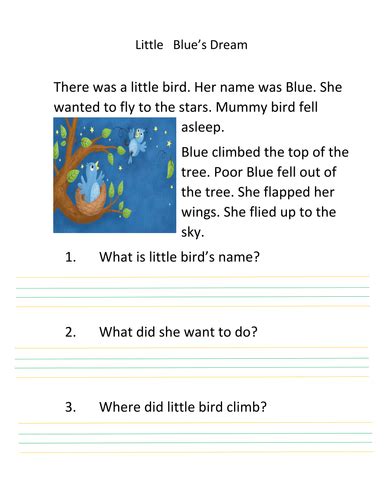 Year 2 Reading Comprehension Writing Teaching Resources