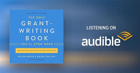 The Only Grant-Writing Book You'll Ever Need Audiobook by Ellen Karsh ...