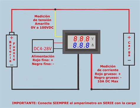 Volt Metro Amper Metro Digital Dc De Vdc A A Electronilab