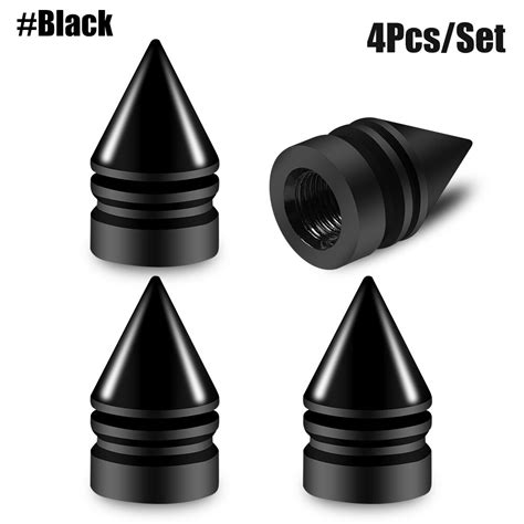 AUTCOAT 4Pcs Set Aluminium Alloy Valve Stem Caps Grandado