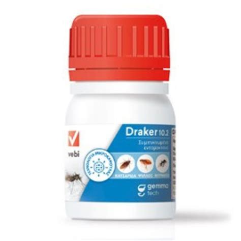 Yγρό εντομοκτόνο Draker 10 2 50ml GreenSmile