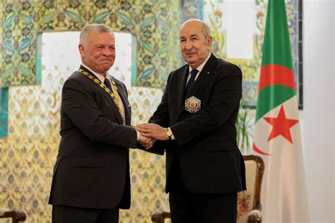 King Received By President Tebboune In Algeria Jordan Times