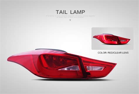 FOR HYUNDAI ELANTRA AVANTE MD 2012 2015 LED TAIL LAMP ZHEJIANG