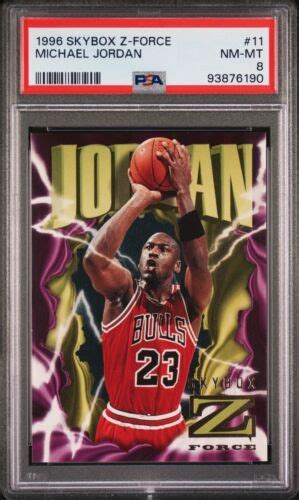 Skybox Z Force Michael Jordan Chicago Bulls Psa Nm Mt Ebay