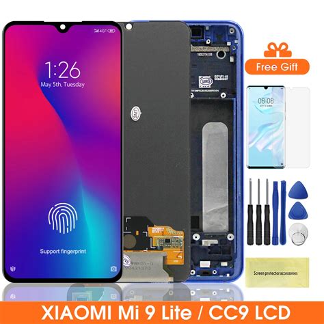 6 39 CC9 Display Screen With Frame For Xiaomi Mi 9 Lite M1904F3BG Lcd