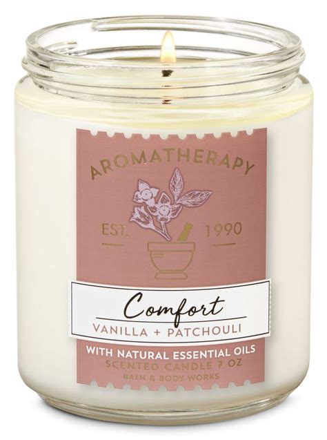 Aromatherapy Vanilla Patchouli Single Wick Candle By Bath Body